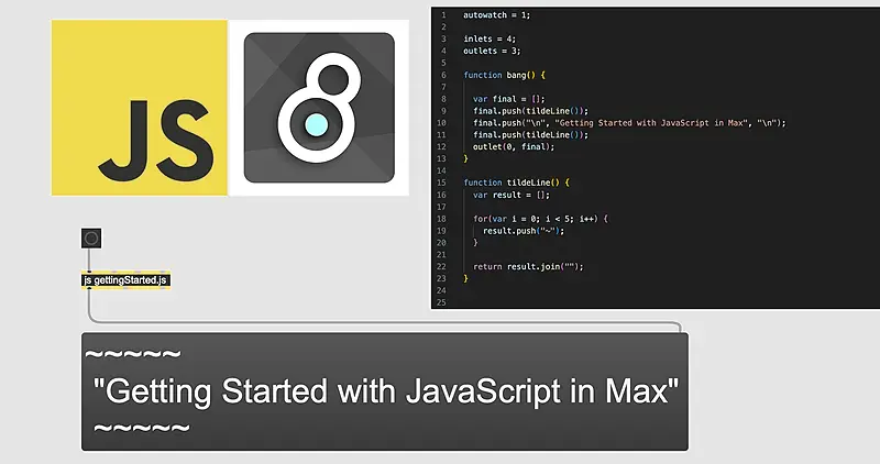Getting started with Javascript for Max hero